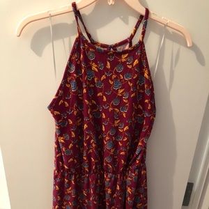 Cute summer dress with keyhole back detail